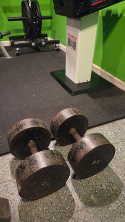 COMMERCIAL 85LB DUMBBELLS PROSTYLE DUMBBELL WEIGHT SETS