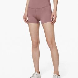 Women’s Lululemon Align Short 4” Spanish Rose Pink Size 6