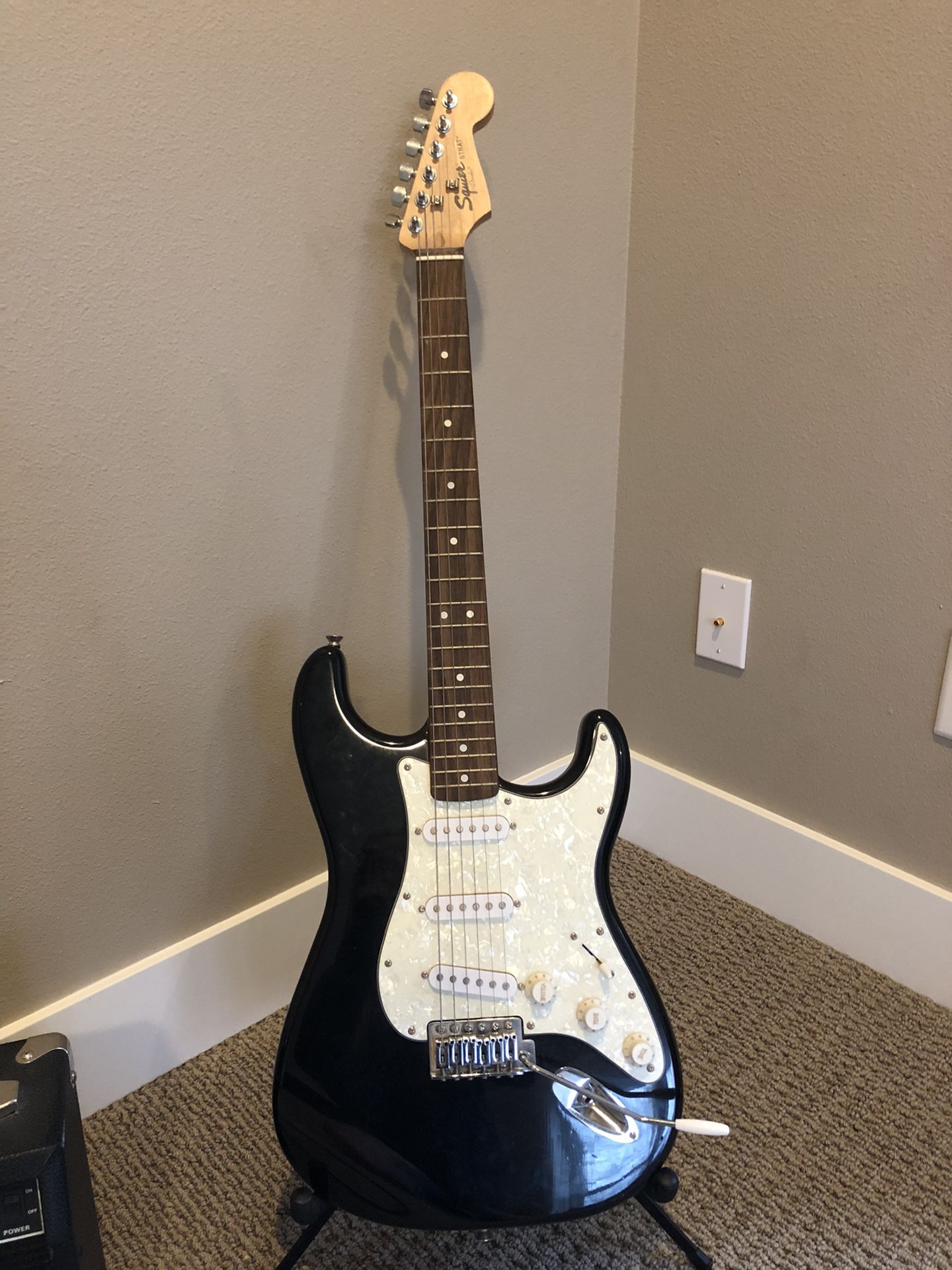 Fender Squier Guitar and Amp