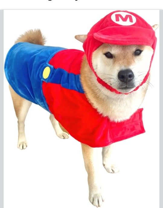 Mario and Luigi Dog Costumes - X Large
