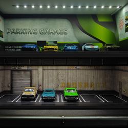 Hot Wheels And Garage Displays 