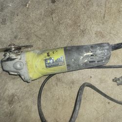 USED Ryobi Corded 4-1/2 inch Angle Grinder