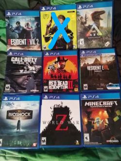 Ps4 games, $15 each
