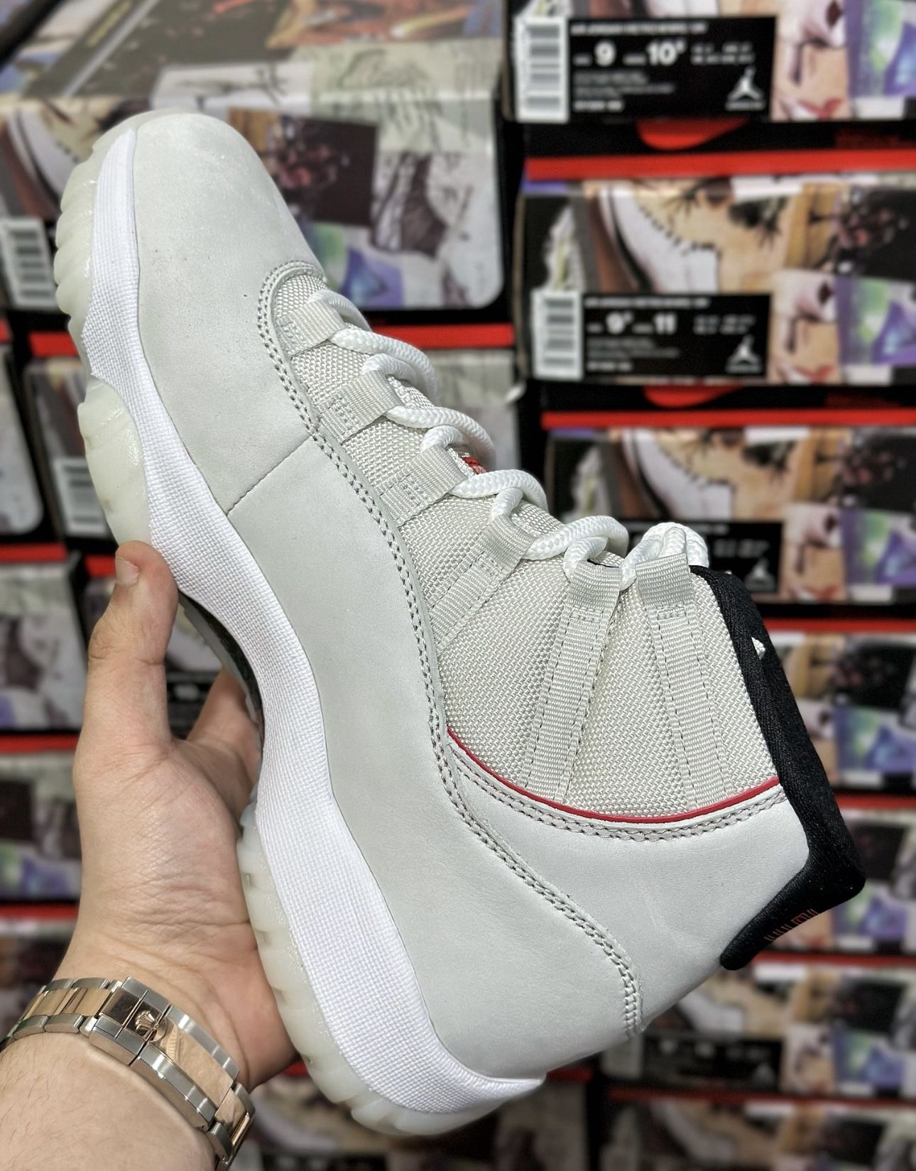 Basketball Shoe Air Jordan 11 Retro Platinum Tint Nike Air 