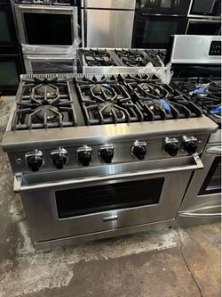 36”VIKING SIX BURNER GAS RANGE