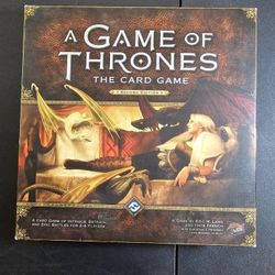 A Game of Thrones The Card Game 2nd Edition 2-4 Players Incomplete READ