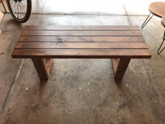 Rustic coffee table/bench