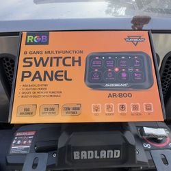 Auxbeam switch panel