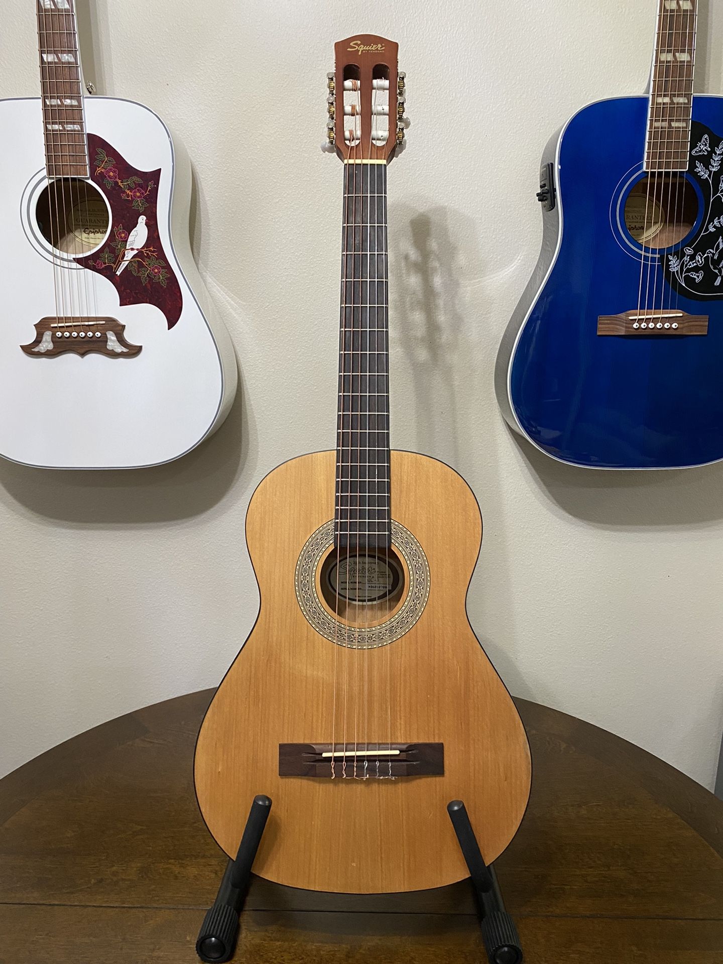 Squier Classical Mini Acoustic Guitar Travel Size Great Beginner Guitar