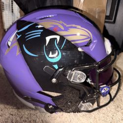 Ravens/Panthers Speedflex Helmet Authentic