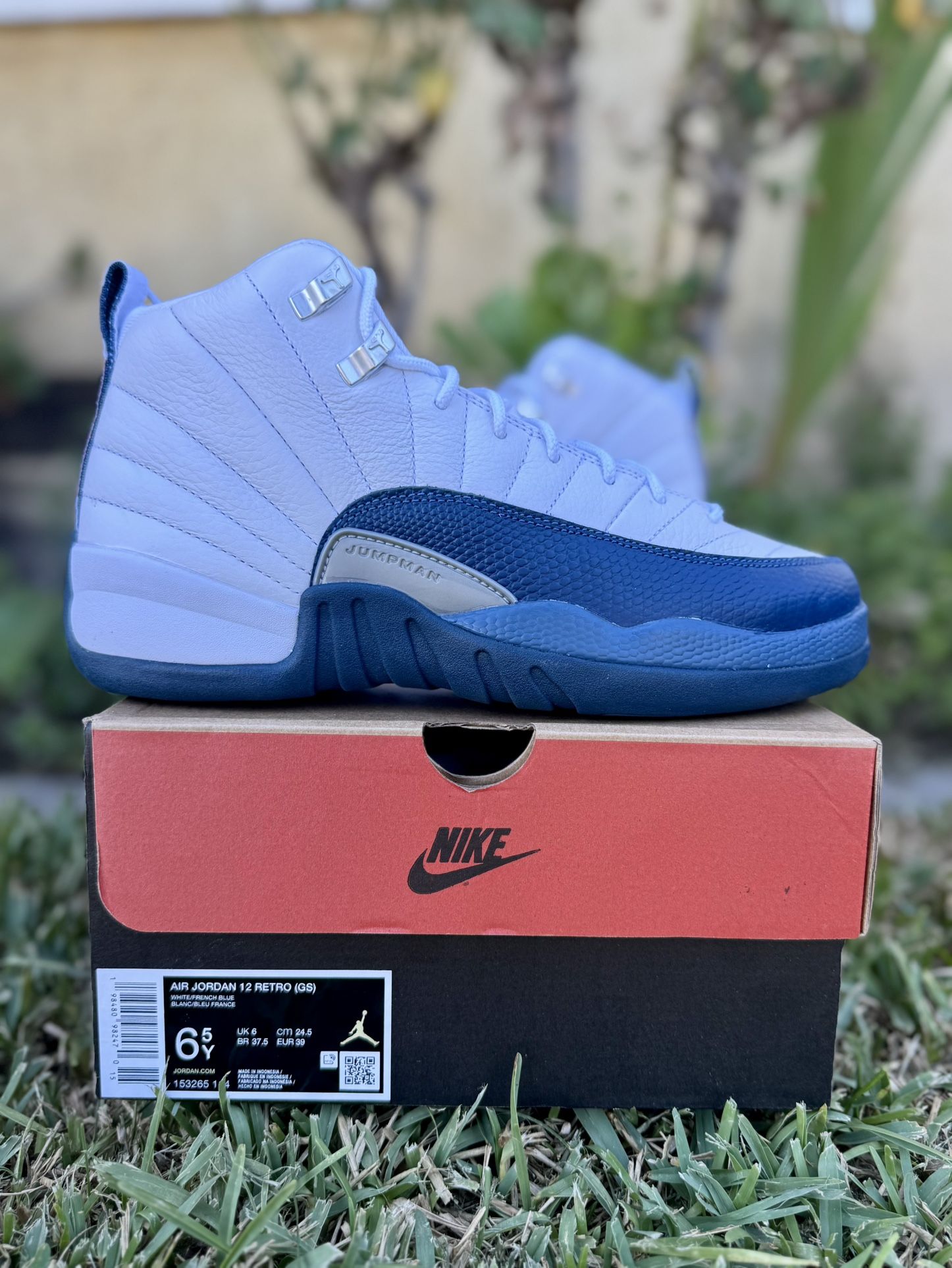 Jordan 12 French Blue Size 6.5y New