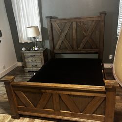 Queen Bed Frame + Adjustable base