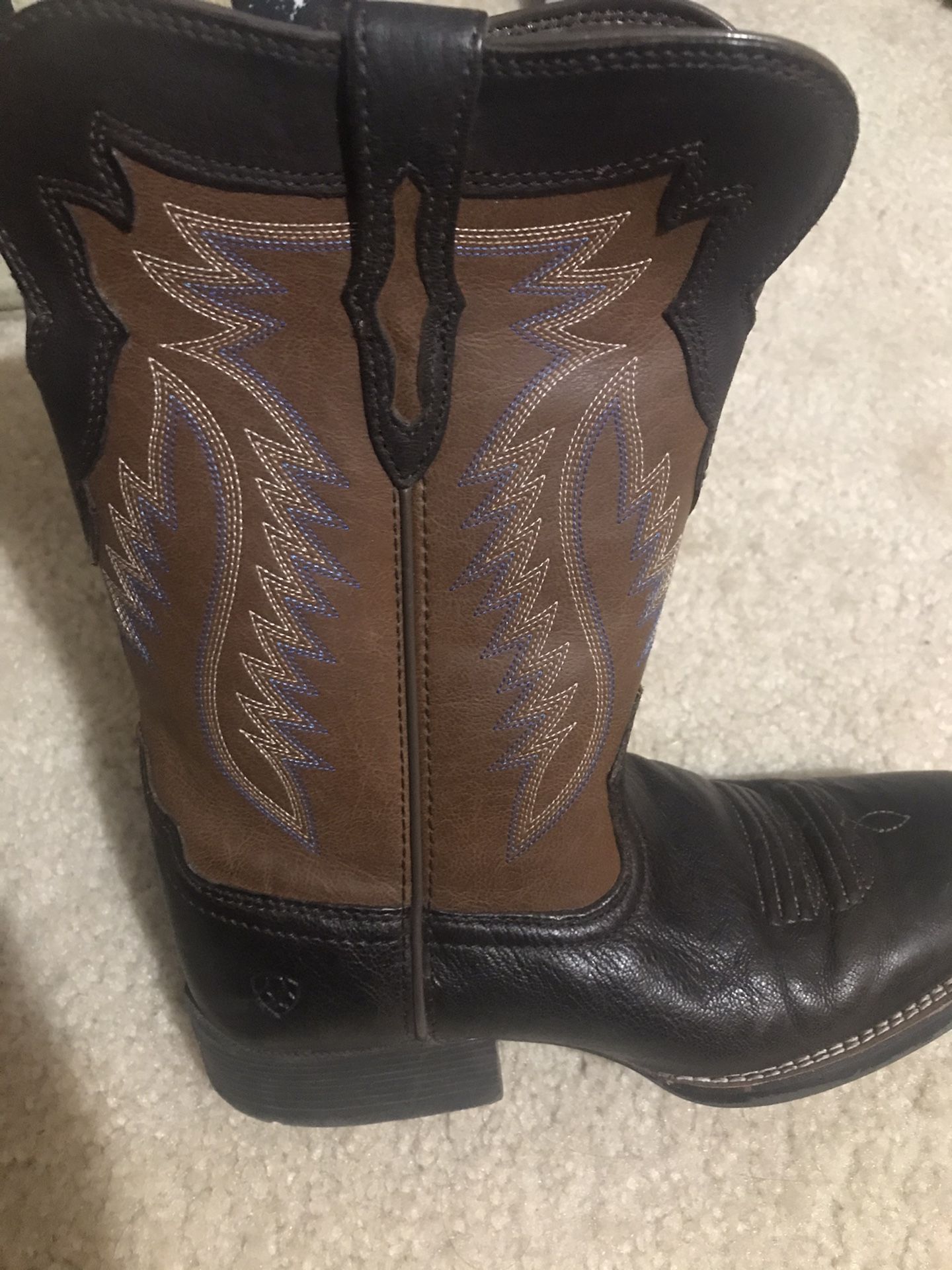 Ariat Children's Buscadero Pecos Brown Sorrel Western Boots