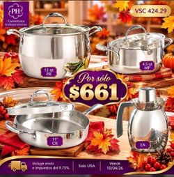 Stainless Steel Cookware Set 4-Piece
