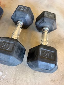 20 lbs DUMBBELLS (pair)
