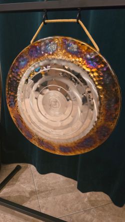 16" Mirror Chau Gong with Rainbow edge