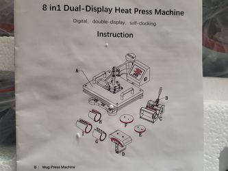 SEEUTEK 15 in. x 15 in. Pro Heat Press Machine 8 in 1 Combo 360