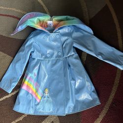 Disney Cinderella Rain Coat Size 4T