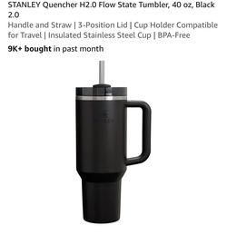 Stanley Quencher H2.0 40 oz Tumbler Black