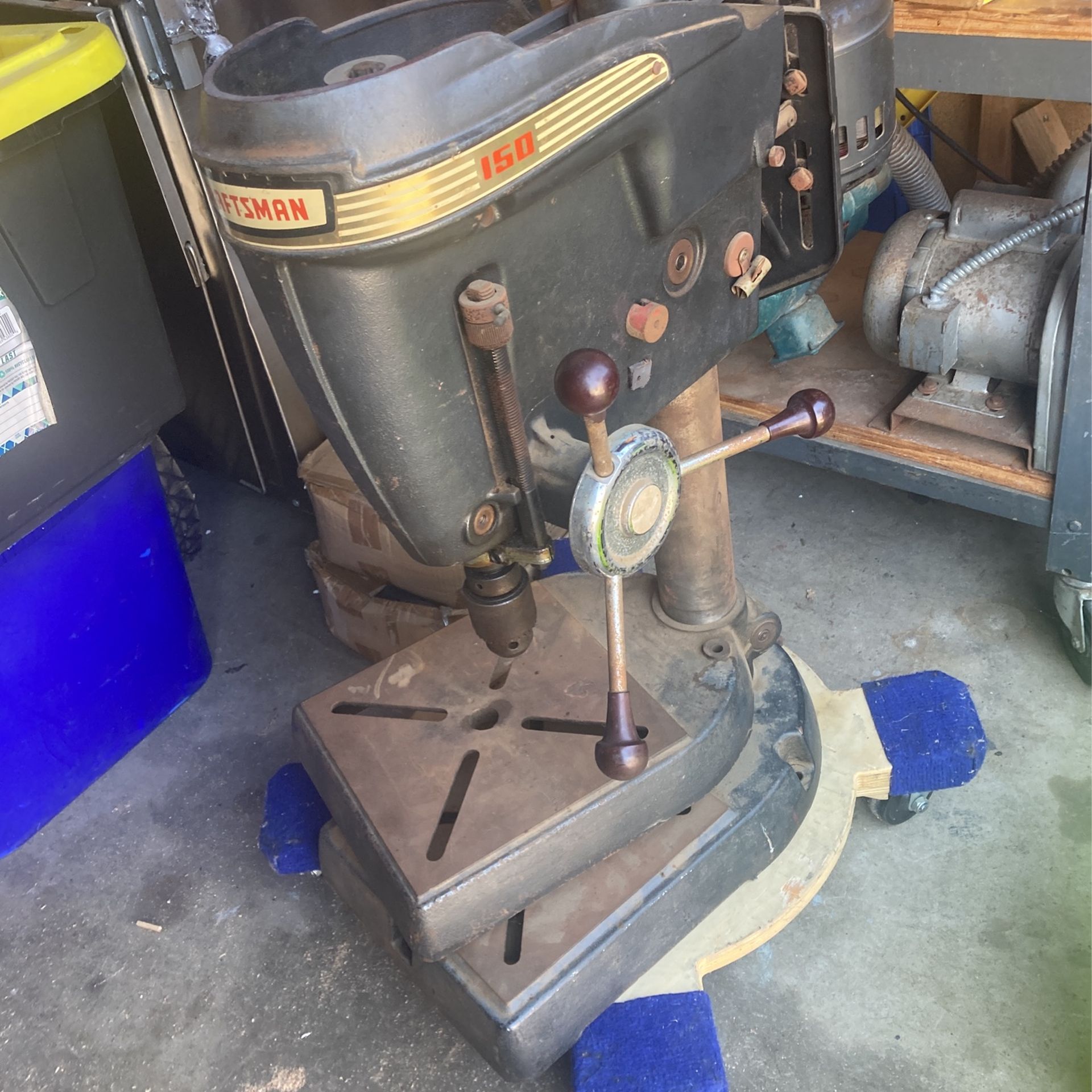 Drill Press Craftsman And Belt Sander 