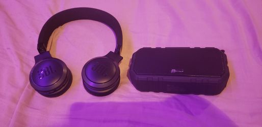 Jbl headphones and wireless speaker