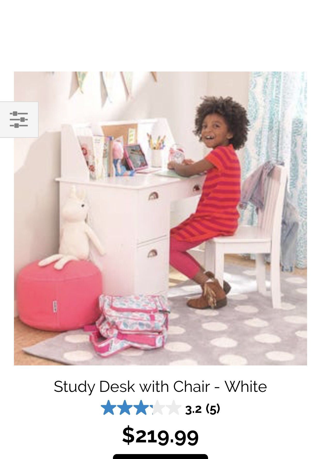Kid kraft desk and chair