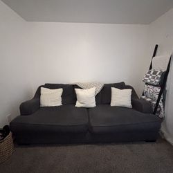 Deep Couch Charcoal Grey