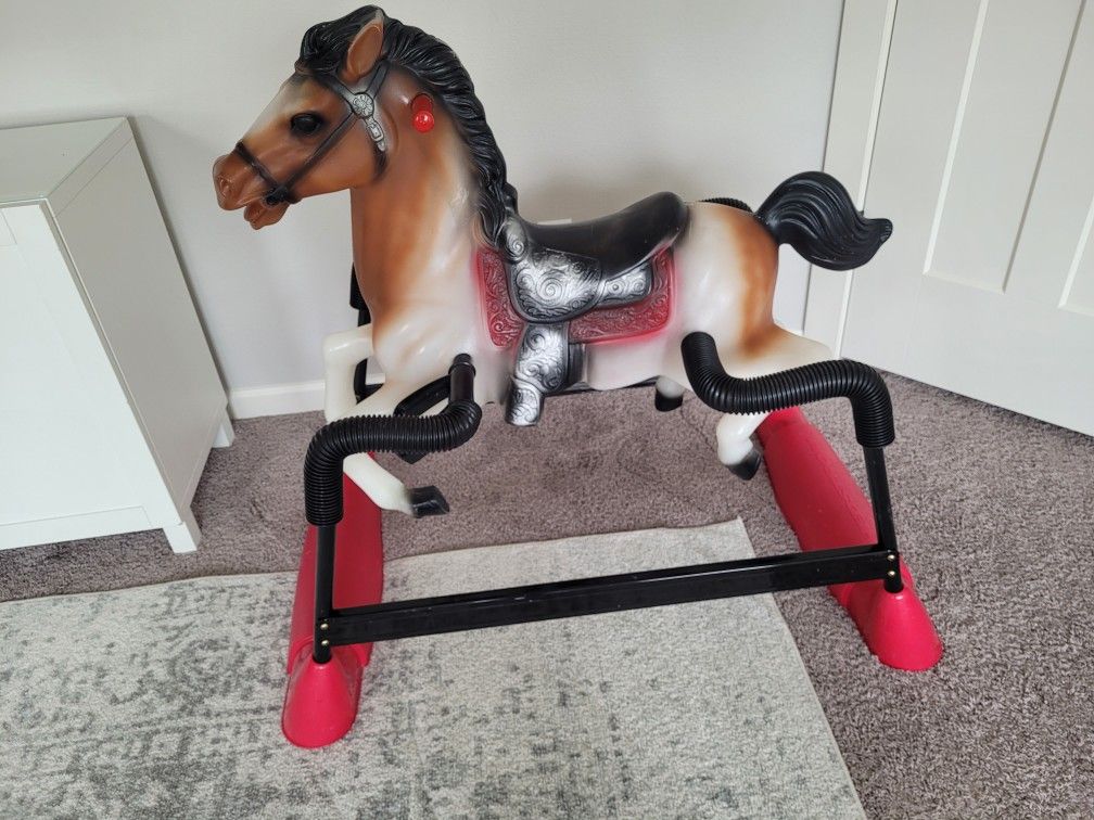 Hedstrom spring cheap rocking horse