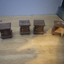 Doll House Miniature Night Stands 