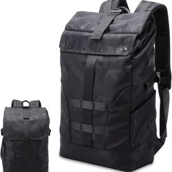 Laptop Daypack, Water Resistant Casual Backpack for Work College Travel, Light Weight Shopping Bag for Women Men, Computer Backpack Fits 17.3 Inch Lap