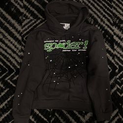 Sp5der Slate Grey Hoodie