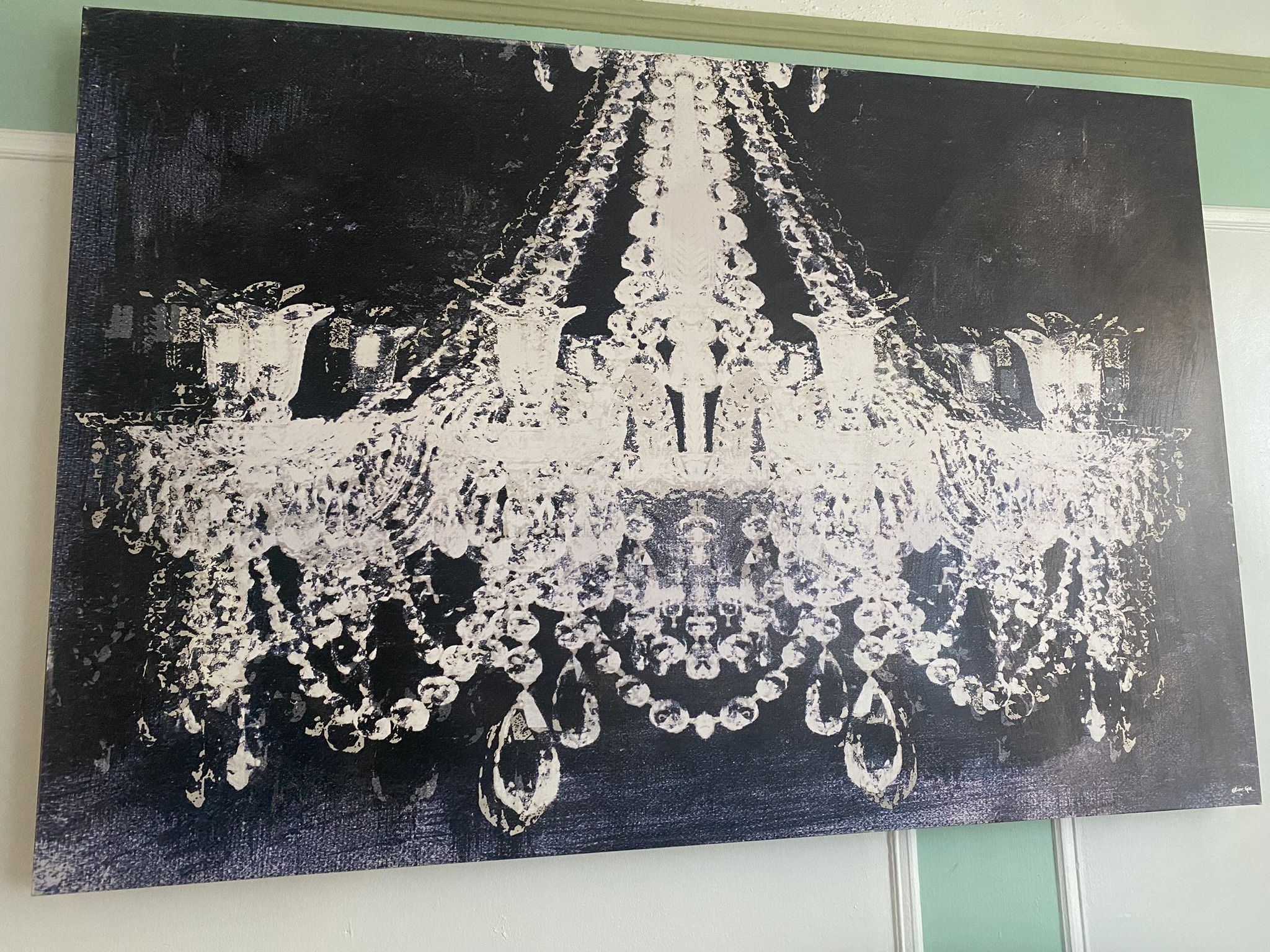 Chandelier Canvas Painting