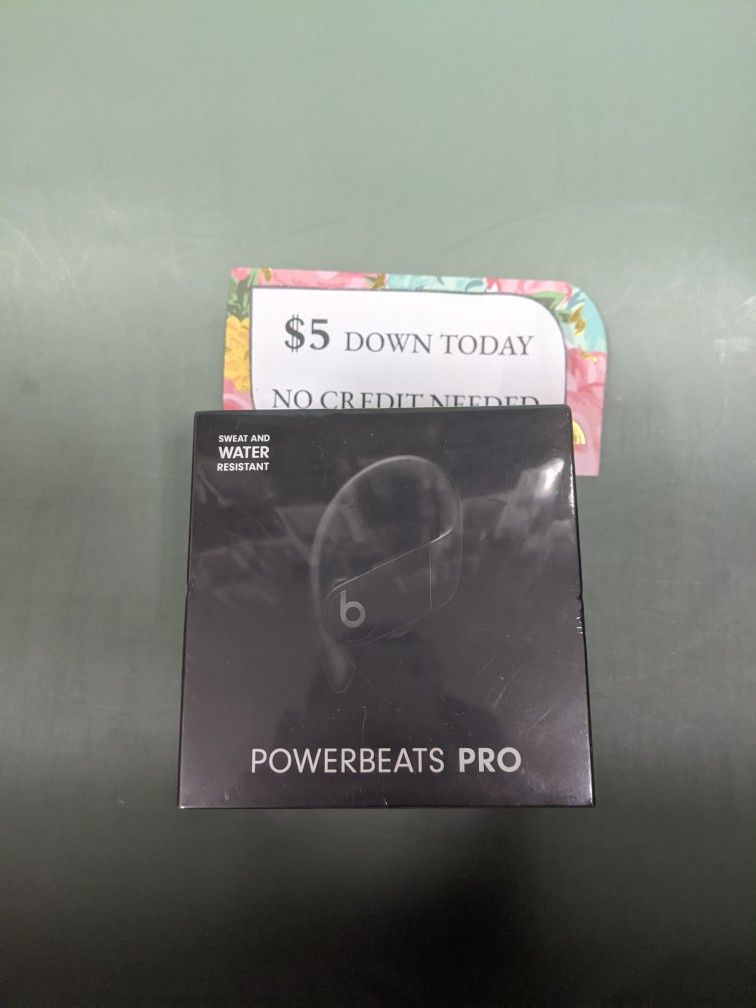 Beats Powerbeats Pro Bluetooth Headphones Brand New - 5 Dollars Down No Credit Needed!