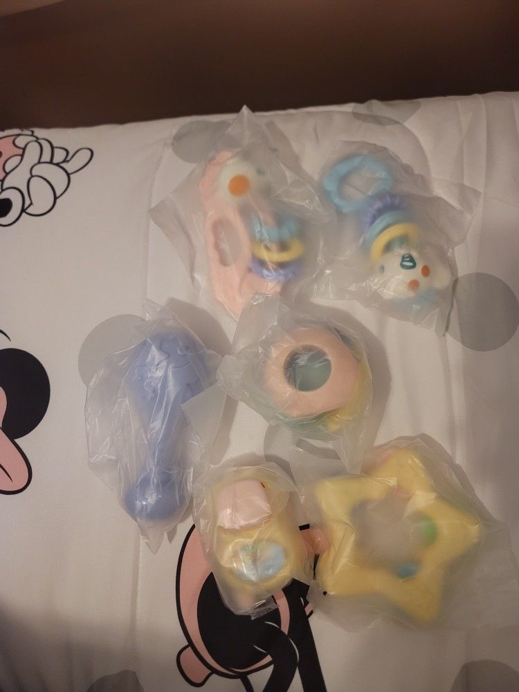 Baby Rattles & Pacifiers (Brand New)
