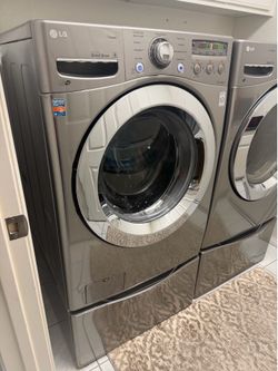 Washer and gas dryer