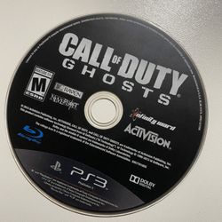 Call Of duty Ghosts PS3 GAME ONLY