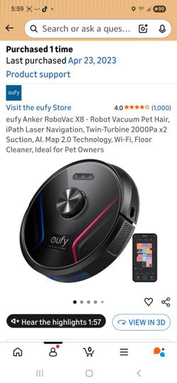 Eufy Anker RoboVac X8