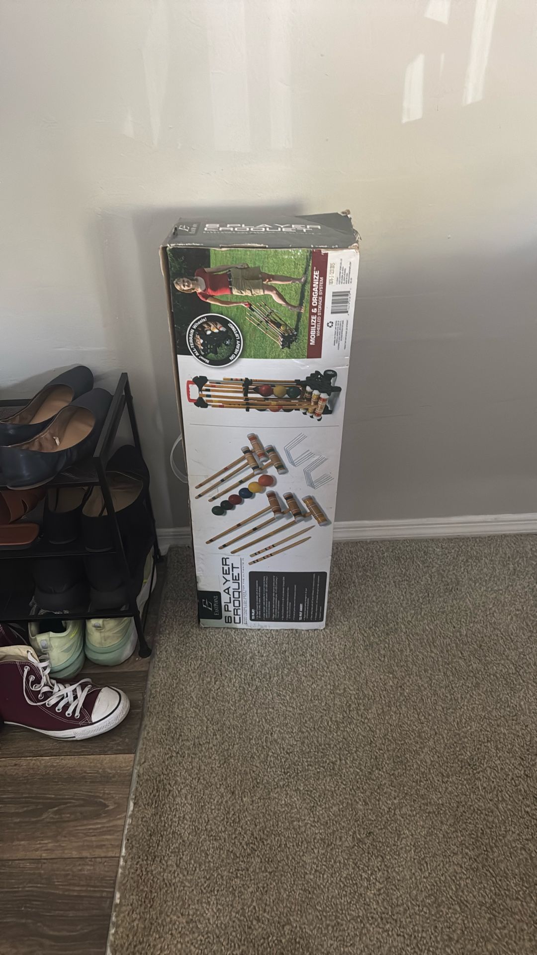 🎯 Brand New EastPoint 6-Player Croquet Set – Complete in Box w/ Stand – Rare Find! 🏏