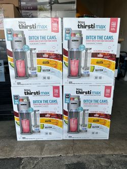 Ninja Thirsti Max Custom Sparkling & Still Hydration System - Silver
