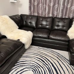Leather Sofa 