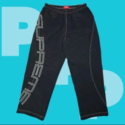 Supreme Spellout Embroidered Track Pant (X-Large)
