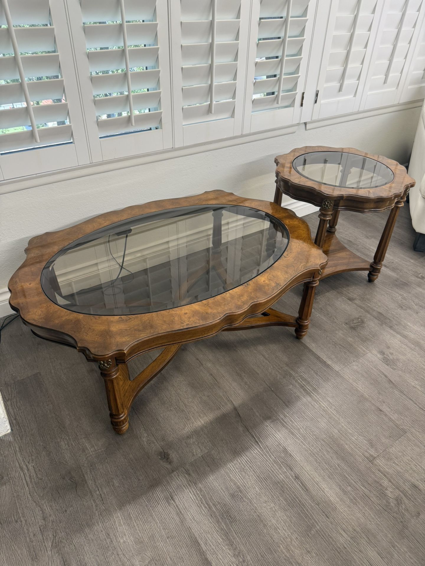 Coffee table and side table