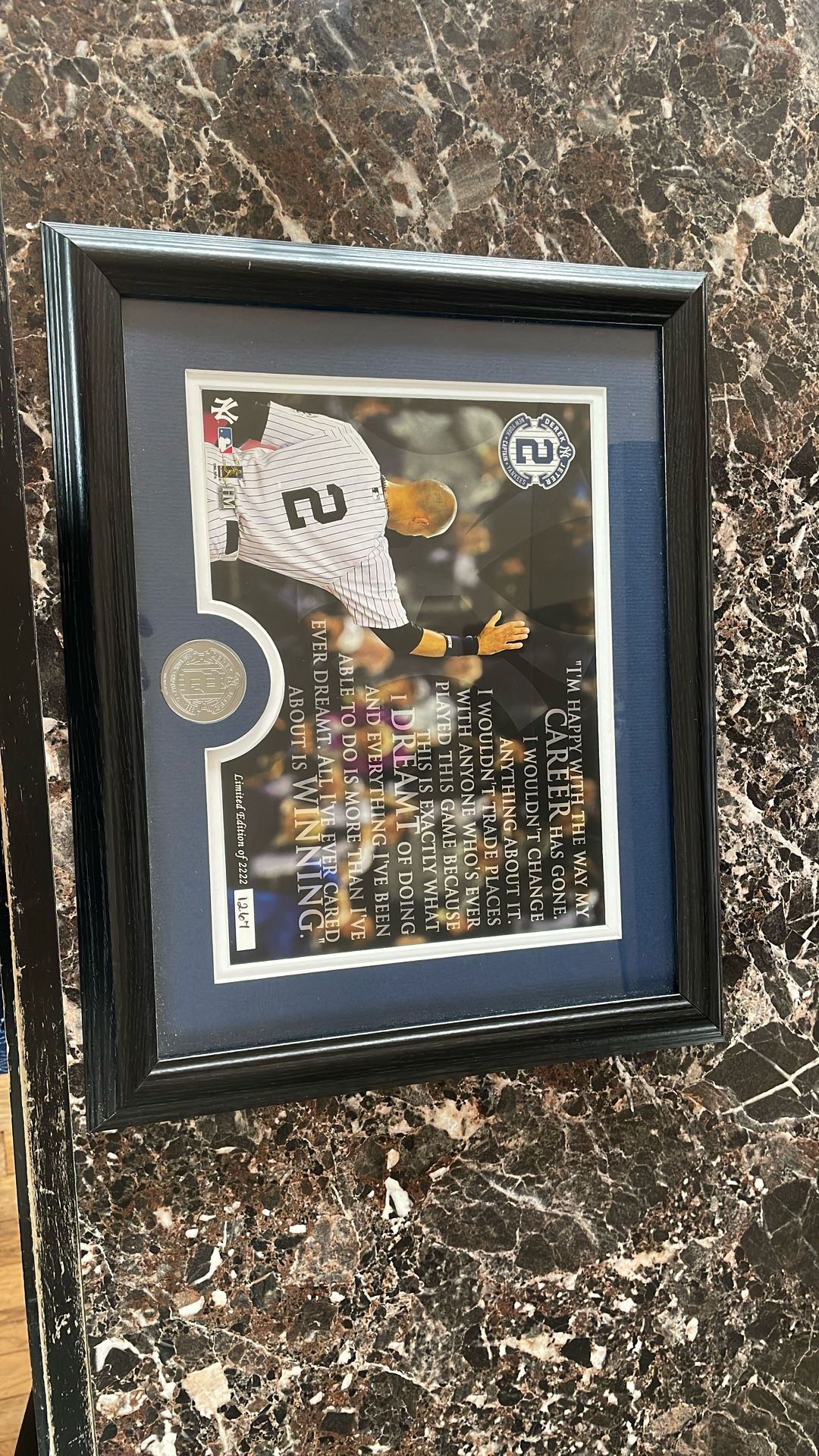 Highland Mint Derek Jeter Last Game