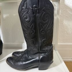 Real Leather Western Boots 