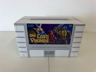Blizzard 2015 Employee Holiday Gift - The Lost Vikings statue by  box be