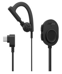 Jabra Perform 10 Wired PTT Earpiece with in-Line Clip-On Noise-Cancelling Microp