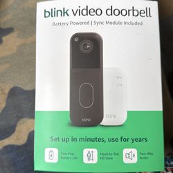 Blink video doorbell