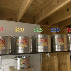 Especial steamers all sizes and styles