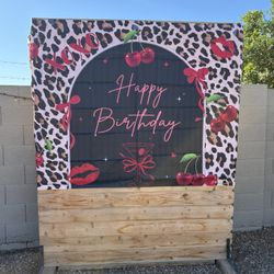 Happy Birthday Backdrop 