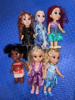 6 Big princess dolls